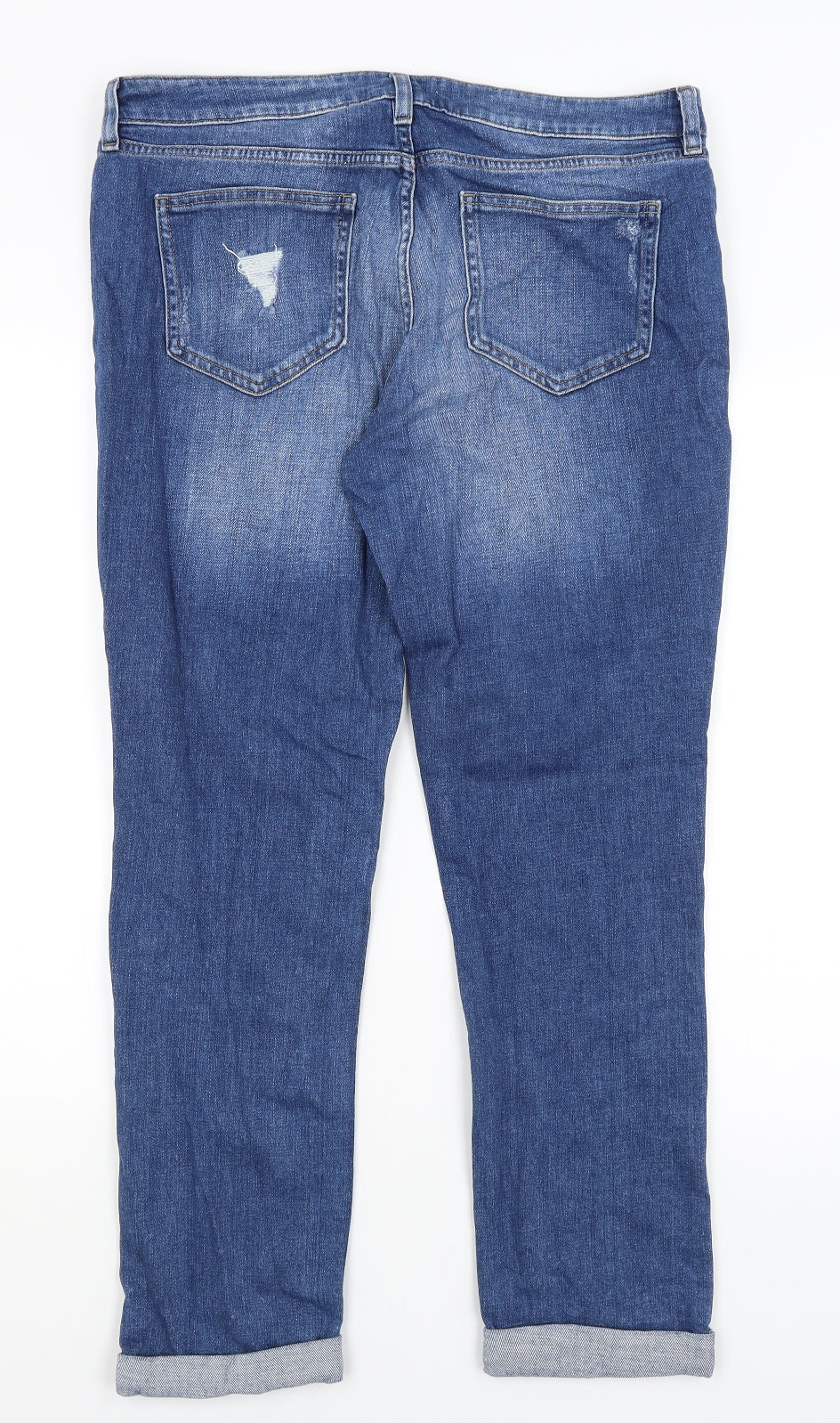F&F Womens Blue   Straight Jeans Size 16 L28 in
