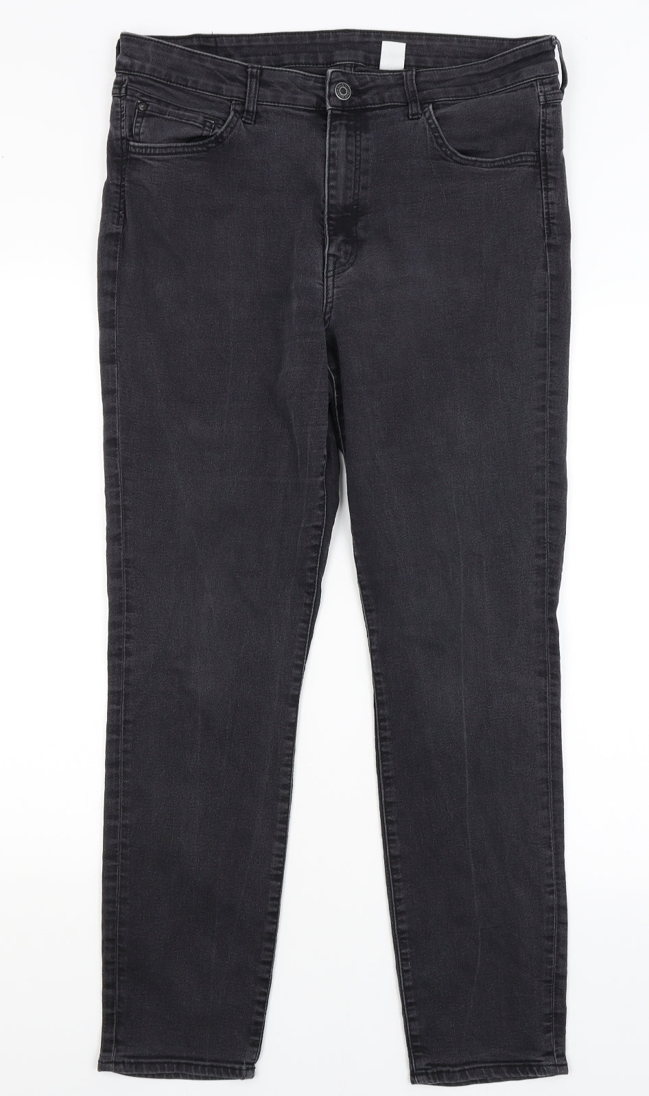 H&M Mens Black   Straight Jeans Size 33 in L28 in