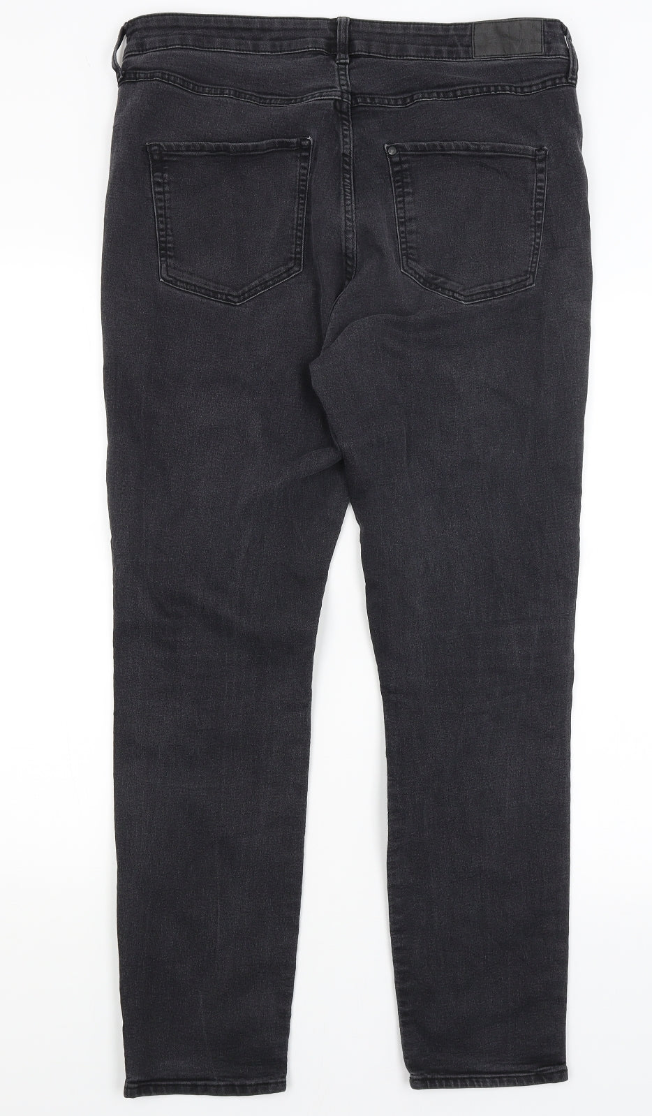 H&M Mens Black   Straight Jeans Size 33 in L28 in