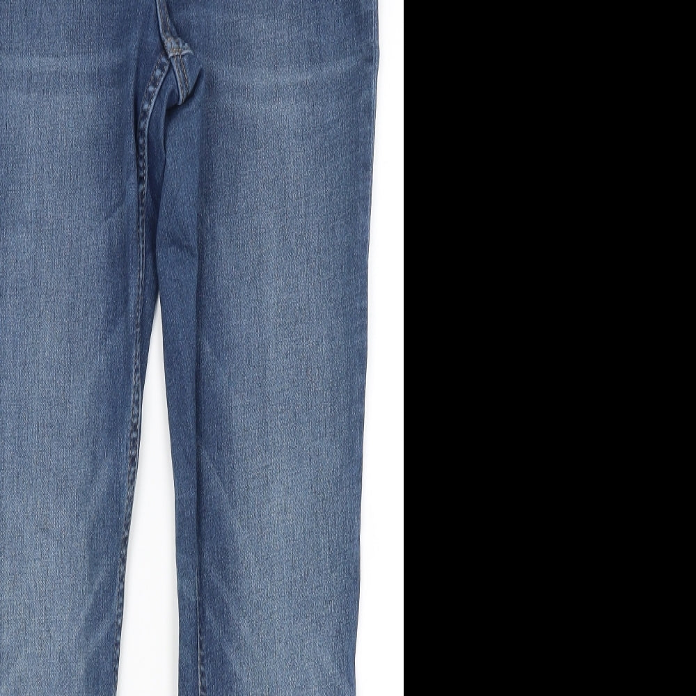 H&M Womens Blue   Straight Jeans Size 16 L30 in