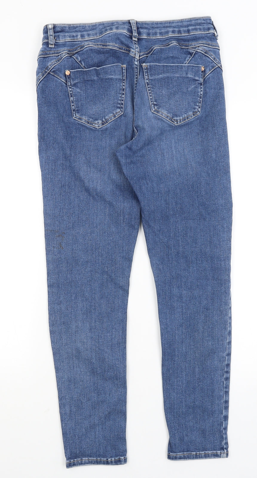 Per Una Womens Blue   Skinny Jeans Size 12 L26 in