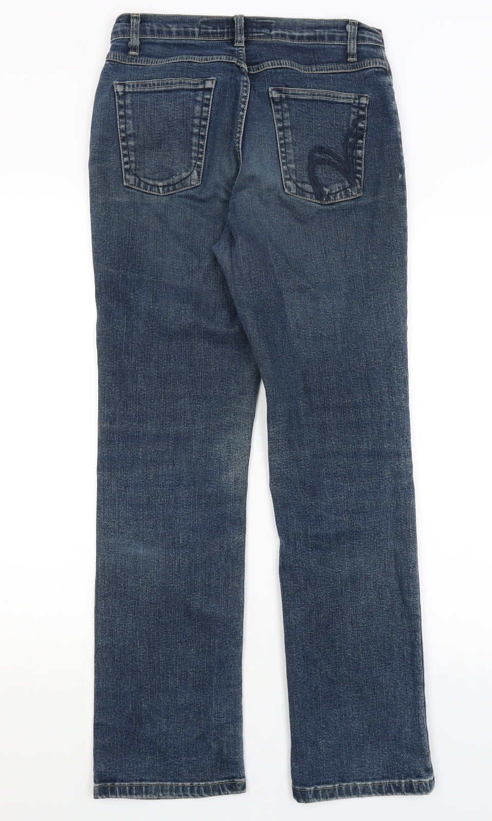Per Una Womens Blue   Straight Jeans Size 12 L29 in