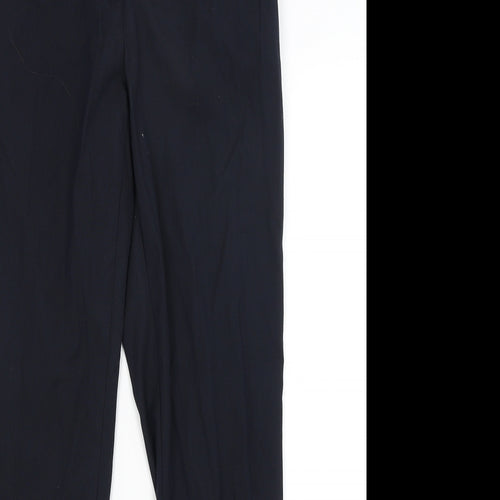 H&M Womens Blue   Dress Pants Trousers Size 8 L27.5 in