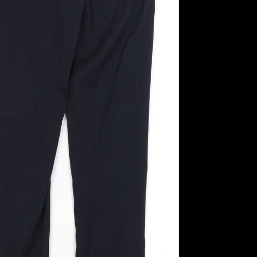 H&M Womens Blue   Dress Pants Trousers Size 8 L27.5 in