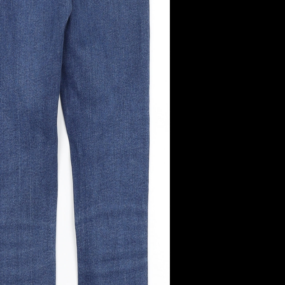 M&S Womens Blue   Skinny Jeans Size 12 L27 in