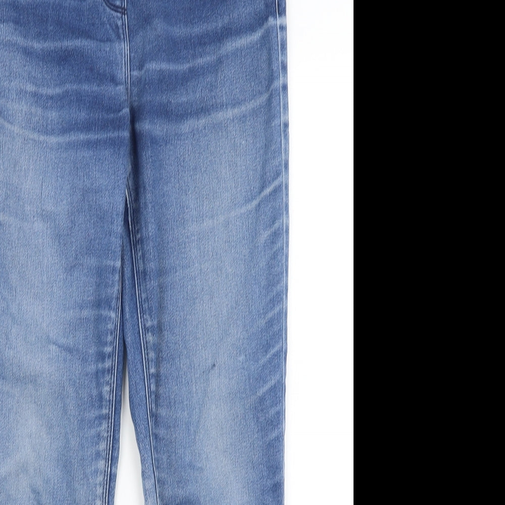 M&Co Womens Blue   Jegging Jeans Size 10 L26 in