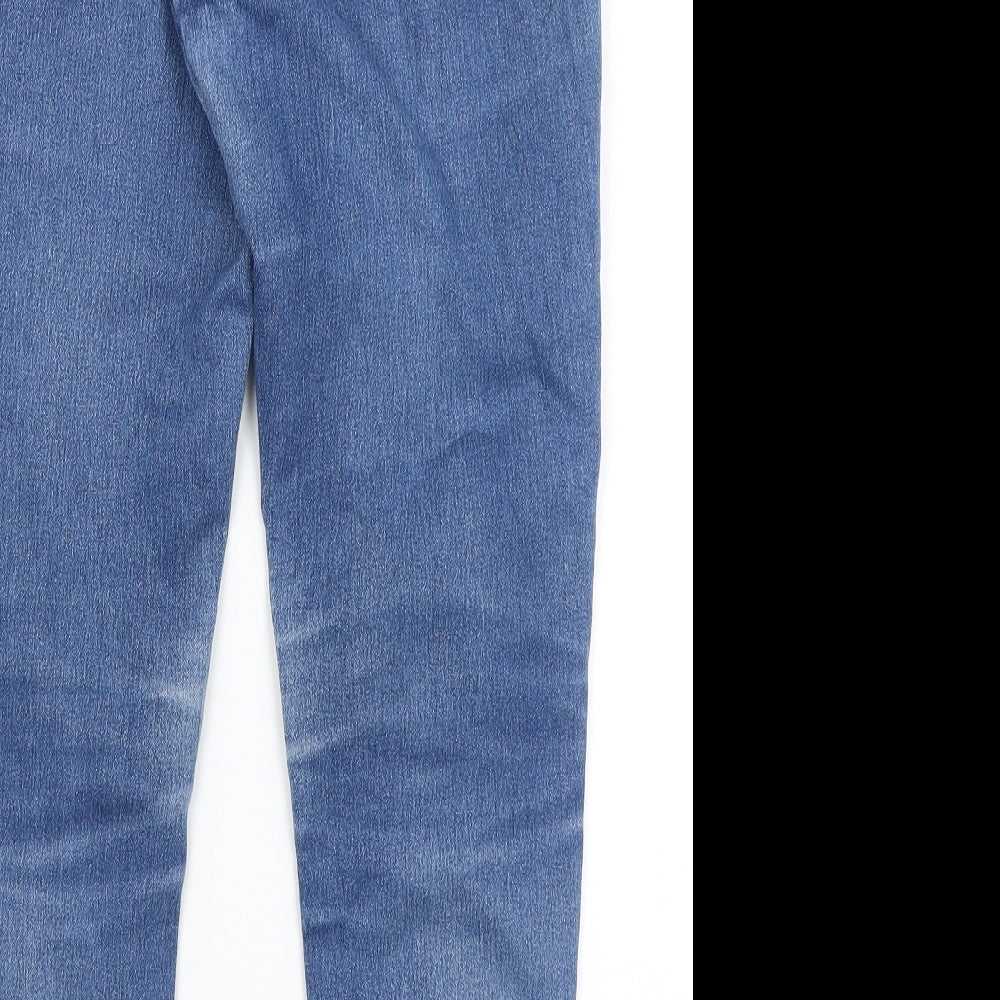 M&Co Womens Blue   Jegging Jeans Size 10 L26 in