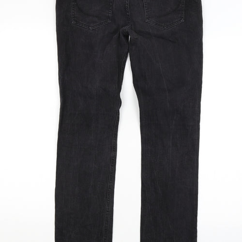 Review Womens Black   Straight Jeans Size 32 in L31 in