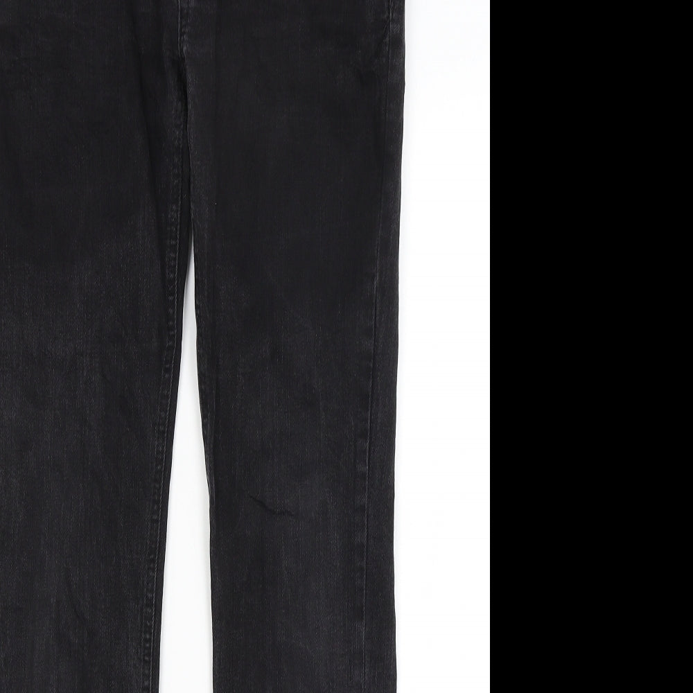 Review Womens Black   Straight Jeans Size 32 in L31 in