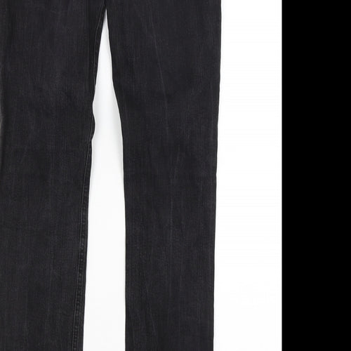 Review Womens Black   Straight Jeans Size 32 in L31 in