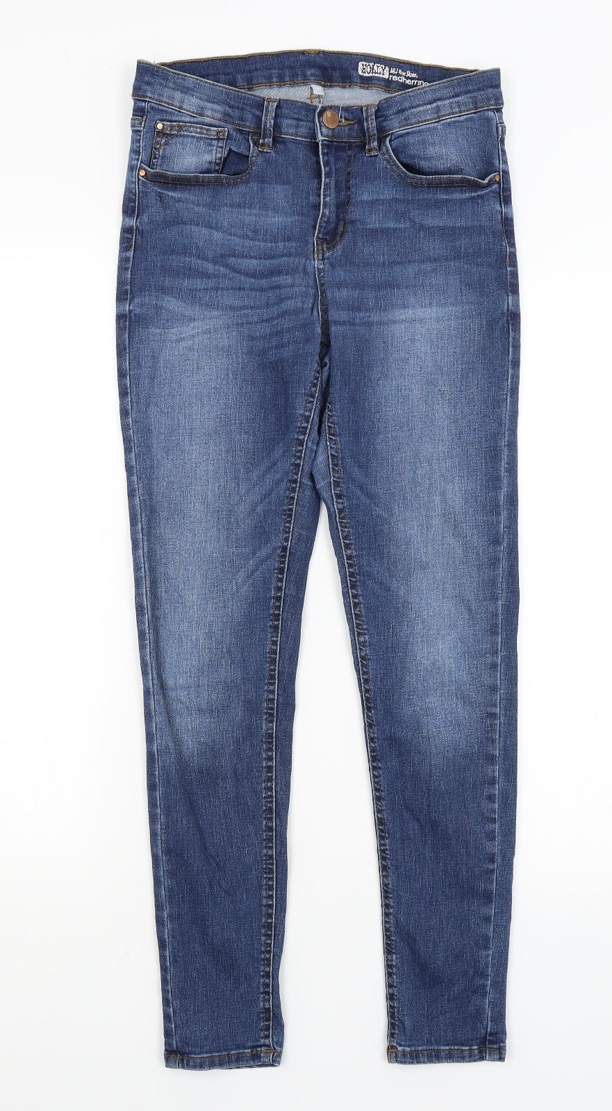 Red Herring Womens Blue   Skinny Jeans Size 10 L26.5 in