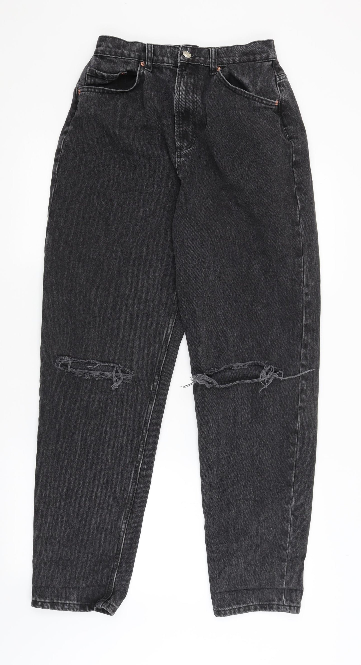 ASOS Womens Grey   Mom Jeans Size 28 in L30 in