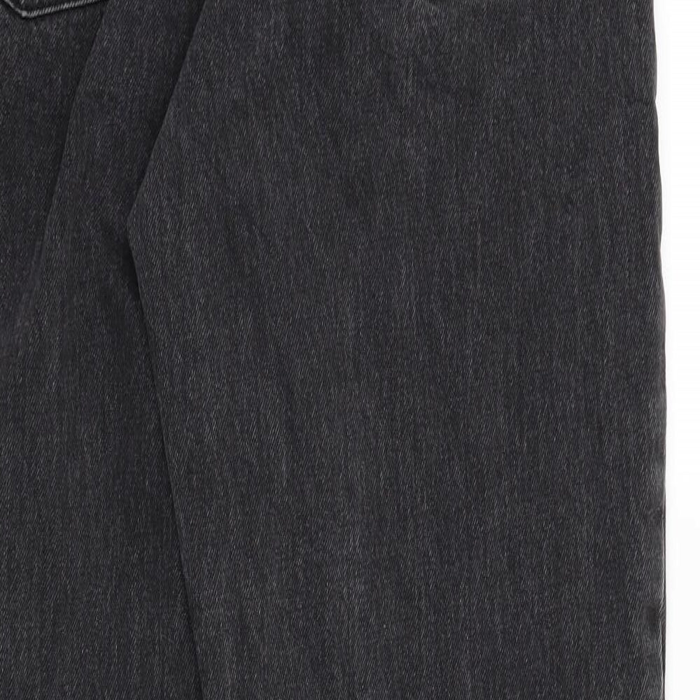 ASOS Womens Grey   Mom Jeans Size 28 in L30 in