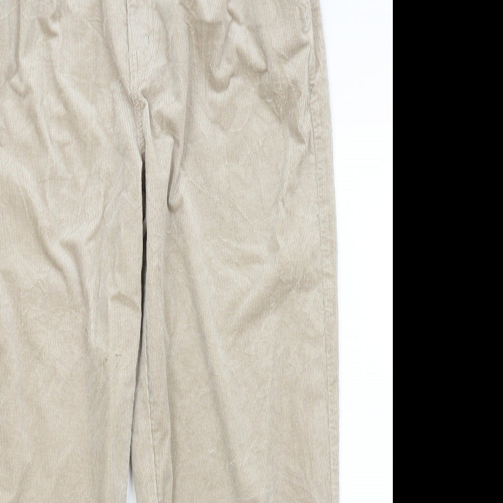Per Una Womens Beige   Trousers  Size 16 L26.5 in