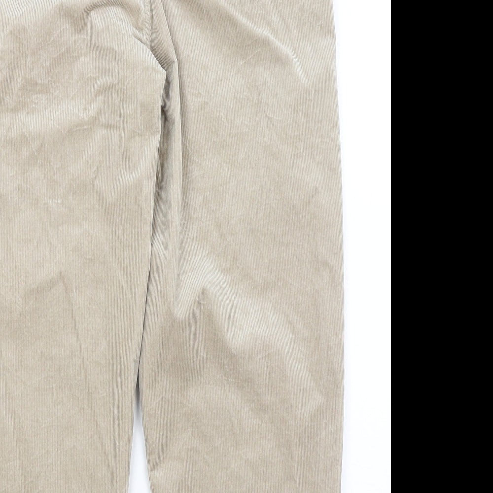 Per Una Womens Beige   Trousers  Size 16 L26.5 in