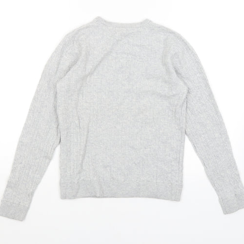 H&M Womens Grey   Pullover Jumper Size S