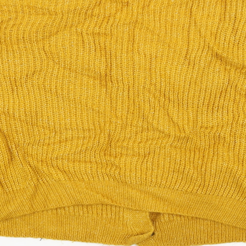 Primark Womens Yellow   Cardigan Jumper Size 18