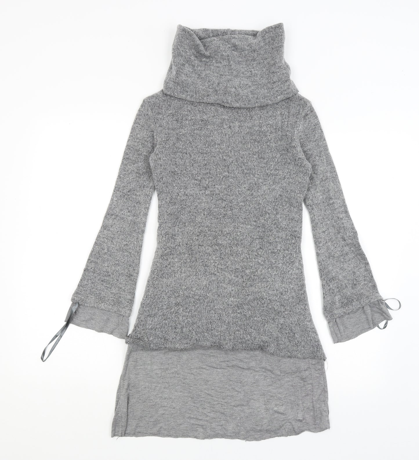 Preworn Womens Grey   Jumper Dress  Size 8