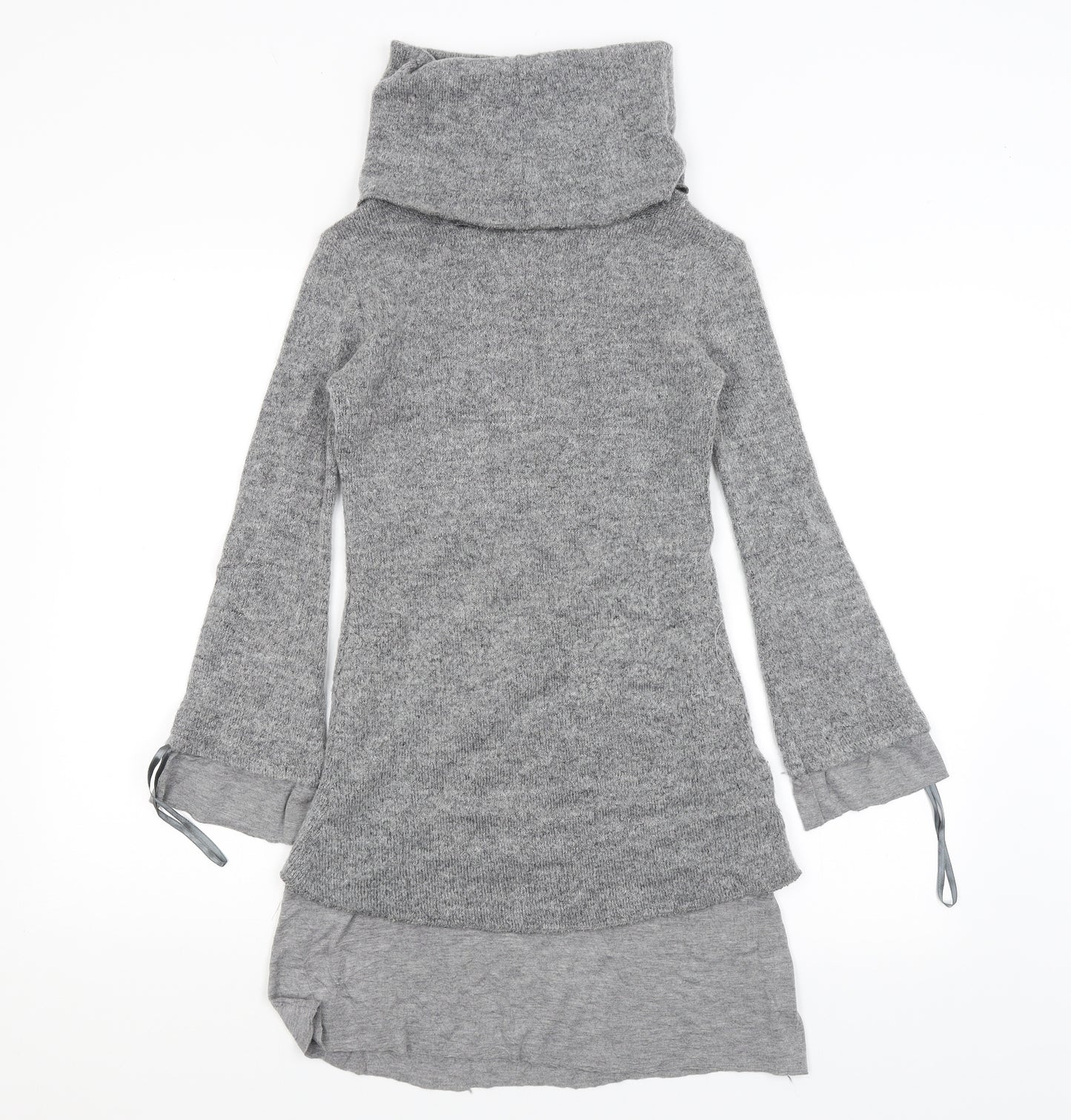 Preworn Womens Grey   Jumper Dress  Size 8