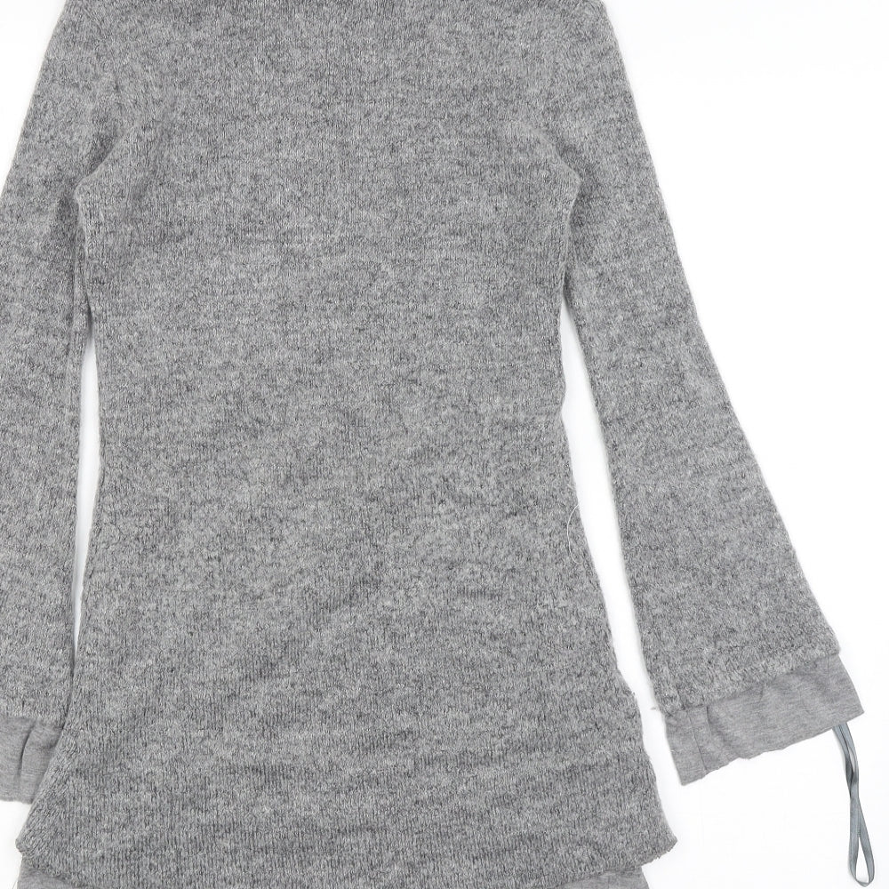 Preworn Womens Grey   Jumper Dress  Size 8