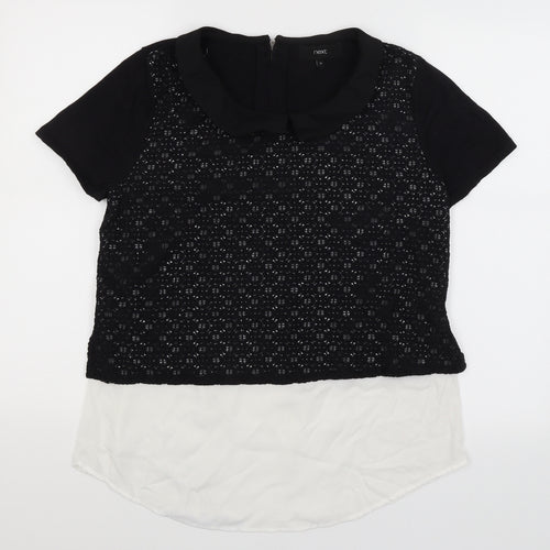NEXT Womens Black   Basic T-Shirt Size 12