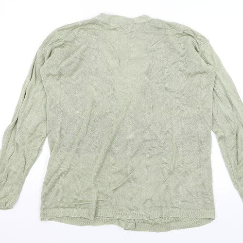 Future Lady Womens Green Argyle/Diamond  Cardigan Jumper Size M