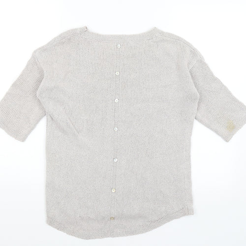 NEXT Womens Silver   Pullover Jumper Size 8