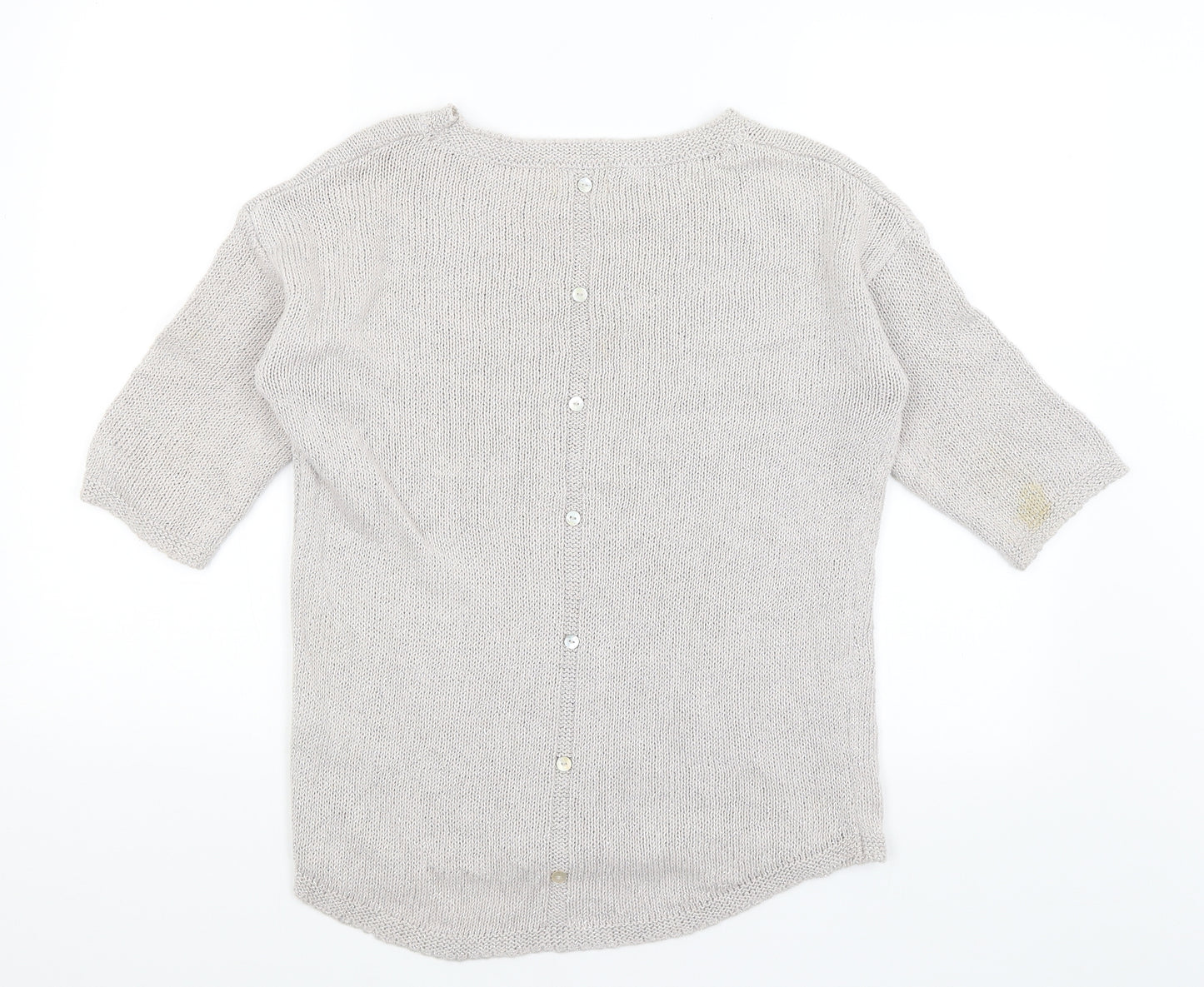 NEXT Womens Silver   Pullover Jumper Size 8