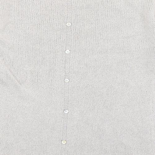 NEXT Womens Silver   Pullover Jumper Size 8