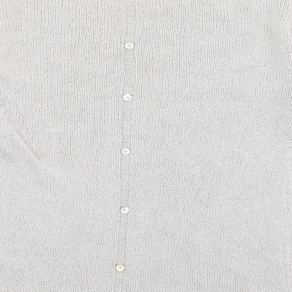 NEXT Womens Silver   Pullover Jumper Size 8