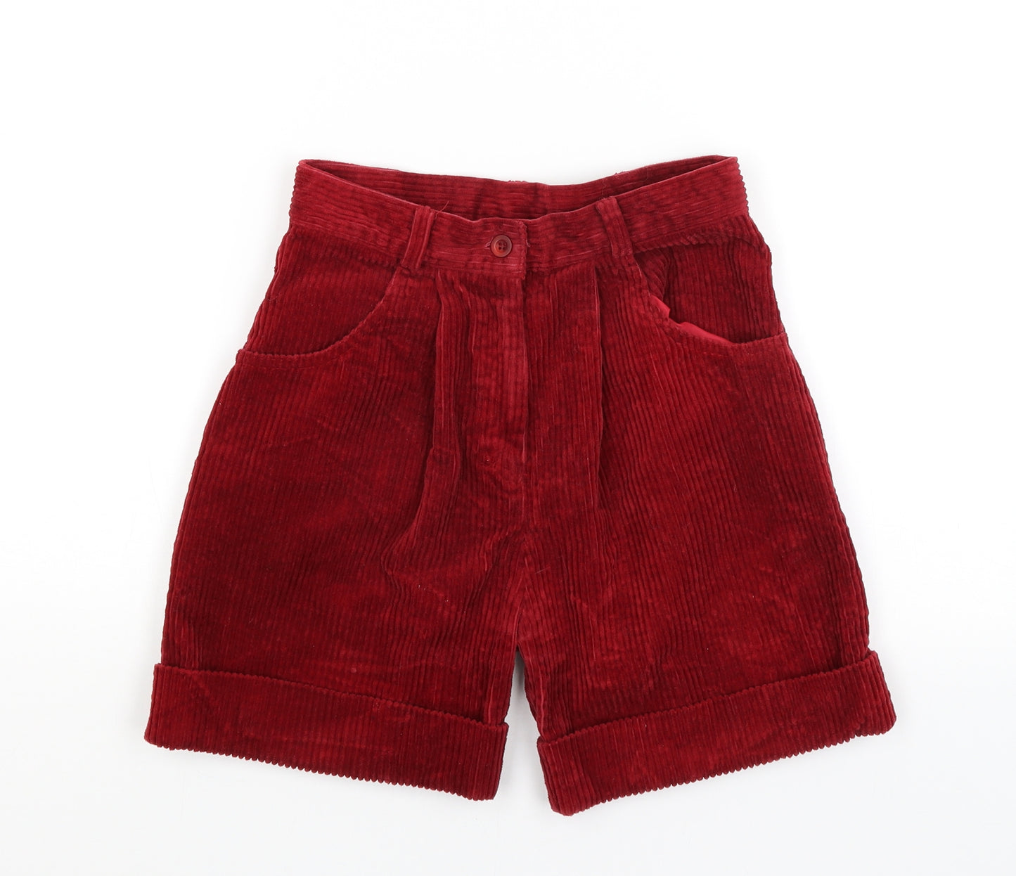 Young Classics Girls Red   Mom Shorts Size 10 Years