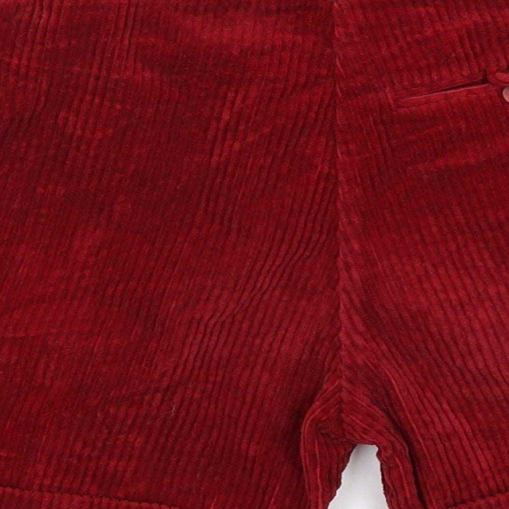 Young Classics Girls Red   Mom Shorts Size 10 Years
