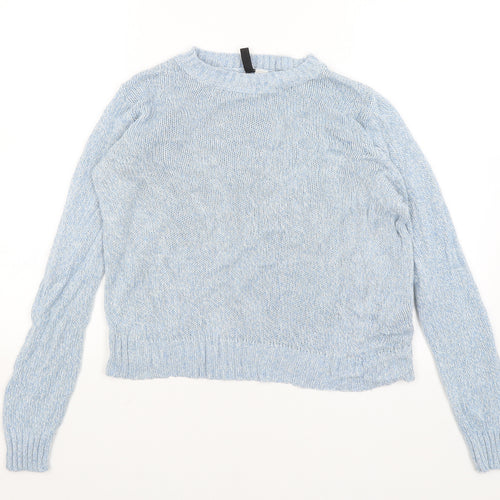 Divided Womens Blue   Pullover Jumper Size S