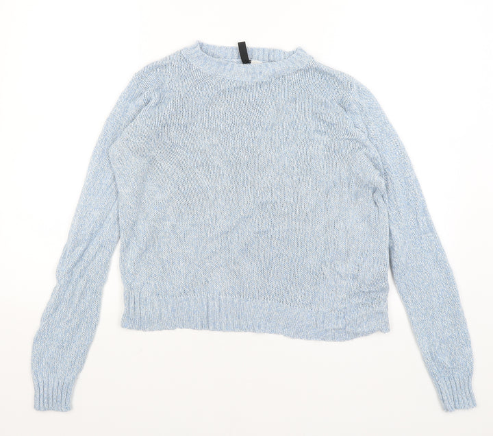 Divided Womens Blue   Pullover Jumper Size S