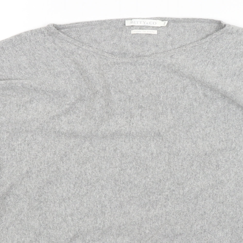 Betty & Co Womens Grey   Pullover Jumper Size 10