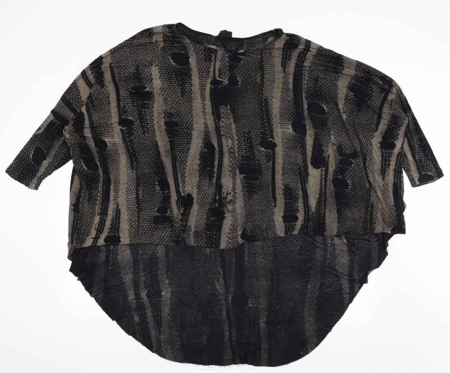 Topshop Womens Black   Basic T-Shirt Size L