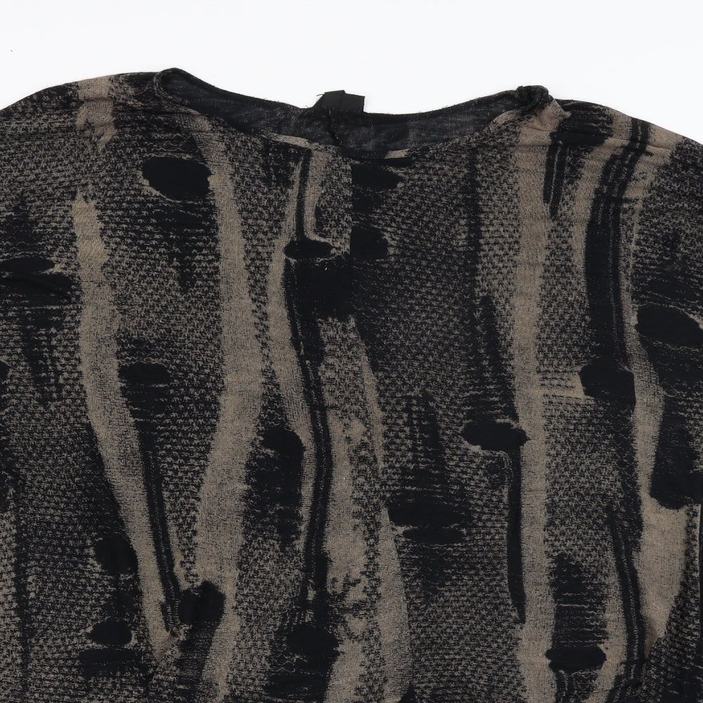 Topshop Womens Black   Basic T-Shirt Size L