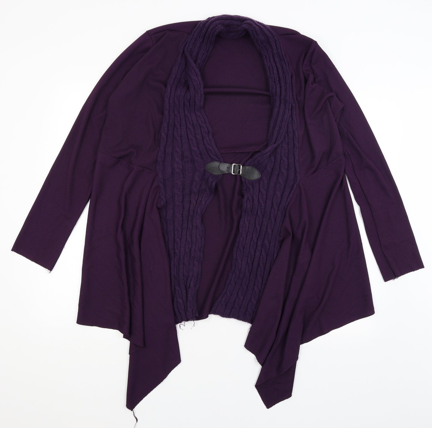 Preworn Womens Purple   Cardigan Jumper Size 2XL