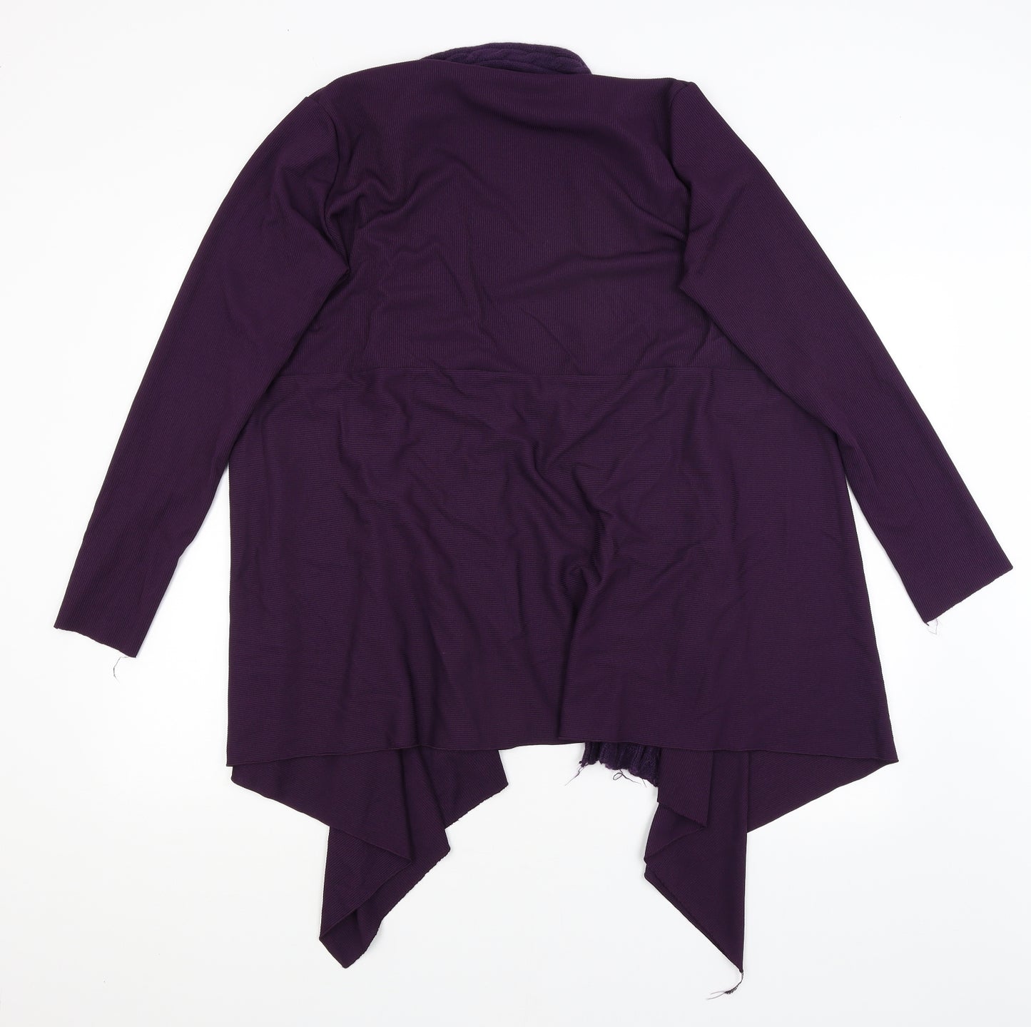 Preworn Womens Purple   Cardigan Jumper Size 2XL