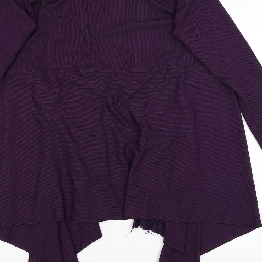 Preworn Womens Purple   Cardigan Jumper Size 2XL