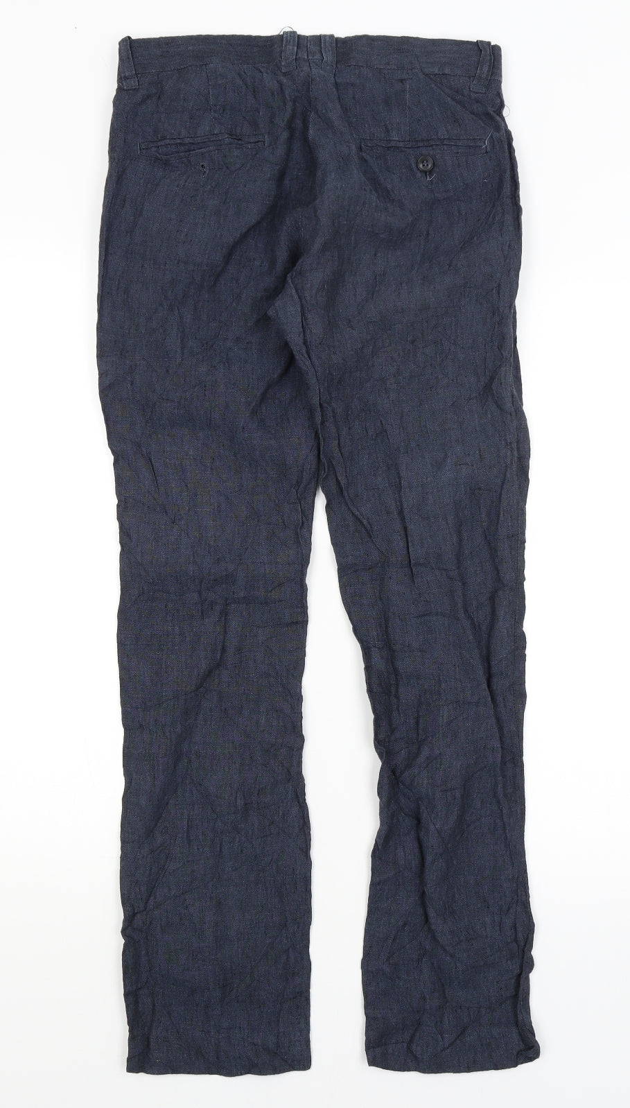 H&M Mens Blue   Trousers  Size 30 in L29 in