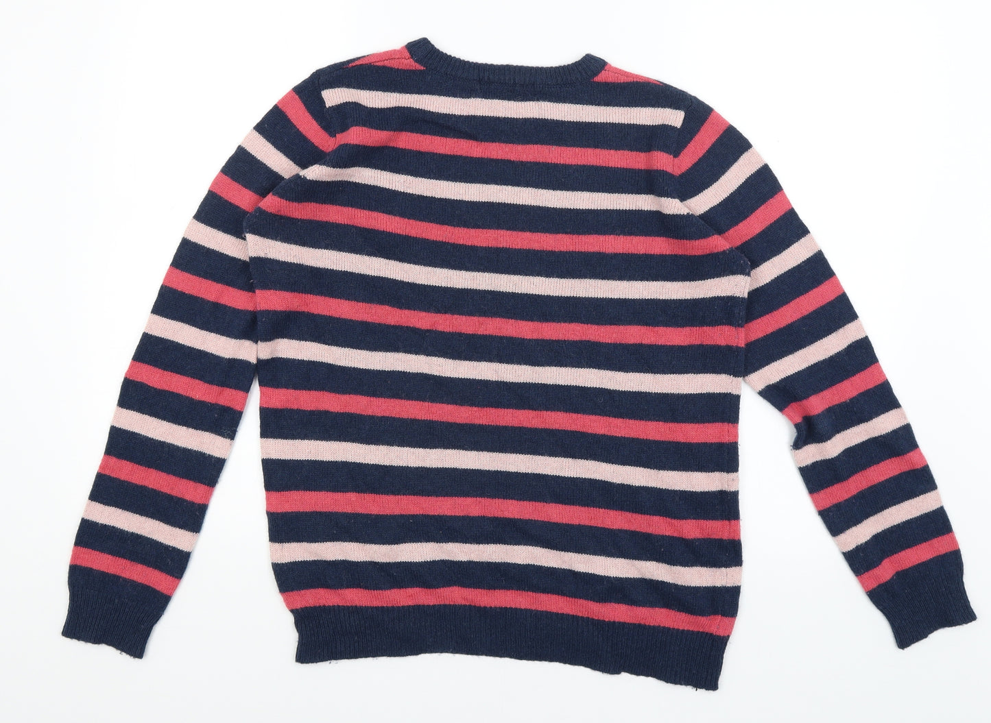 Crew Clothing Company Womens Blue Striped  Pullover Jumper Size 12