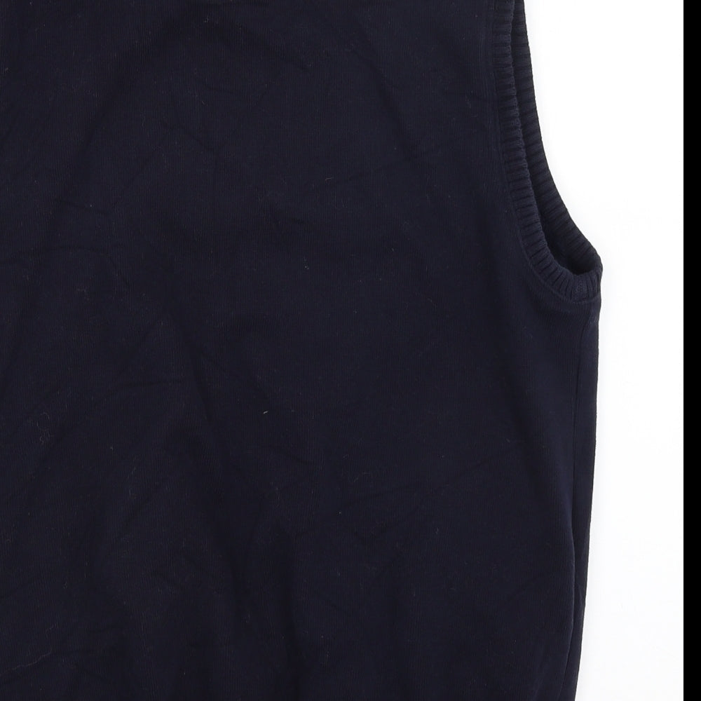 Blue Harbour Mens Blue   Vest Jumper Size M