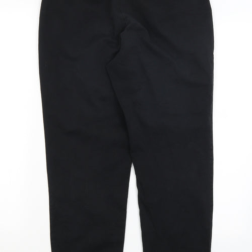 Charles Vogele Womens Black   Chino Trousers Size 10 L26.5 in
