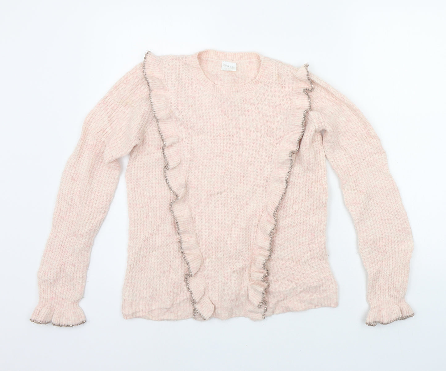 F&F Girls Beige   Pullover Jumper Size 11-12 Years