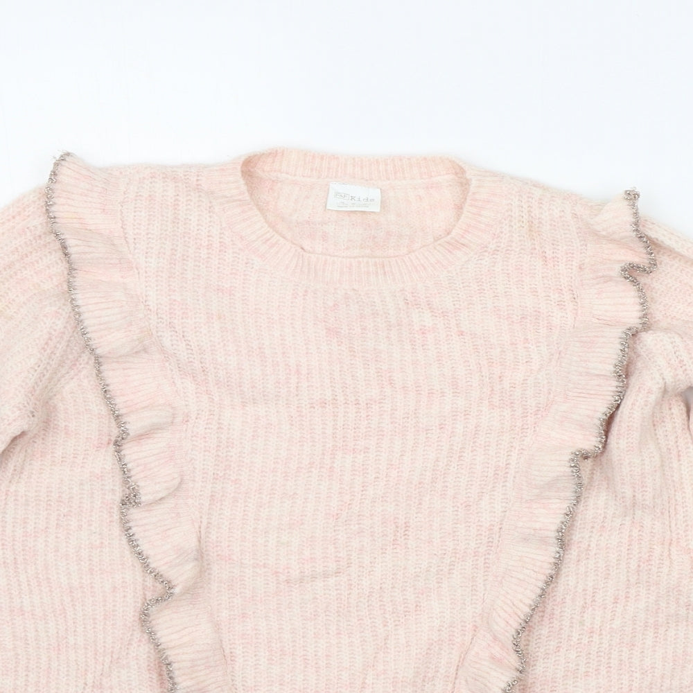 F&F Girls Beige   Pullover Jumper Size 11-12 Years