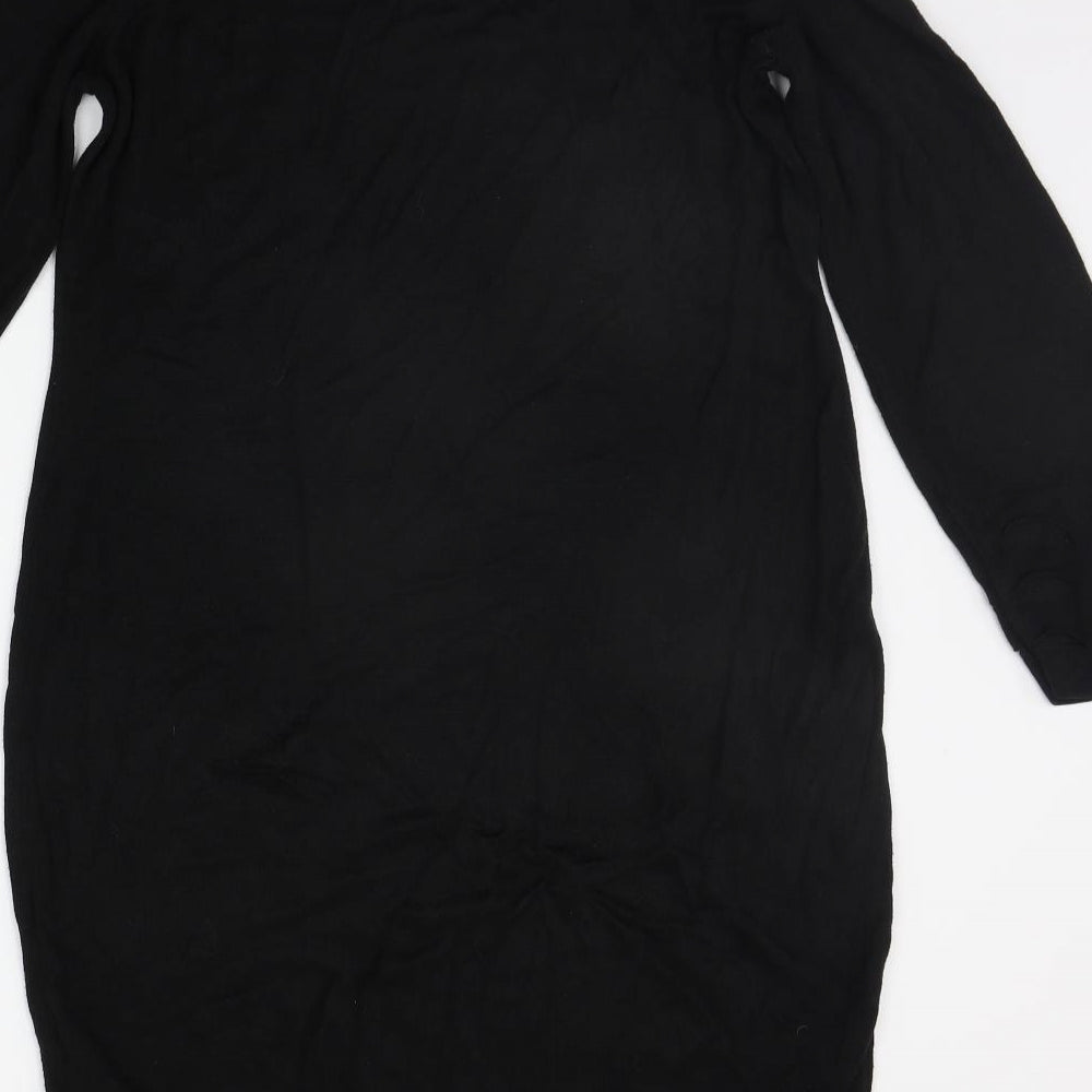 Marks and Spencer Womens Black   Jumper Dress  Size 14