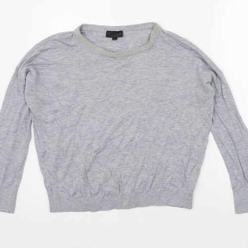 Topshop Womens Grey   Pullover Jumper Size 6