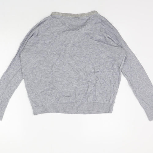 Topshop Womens Grey   Pullover Jumper Size 6