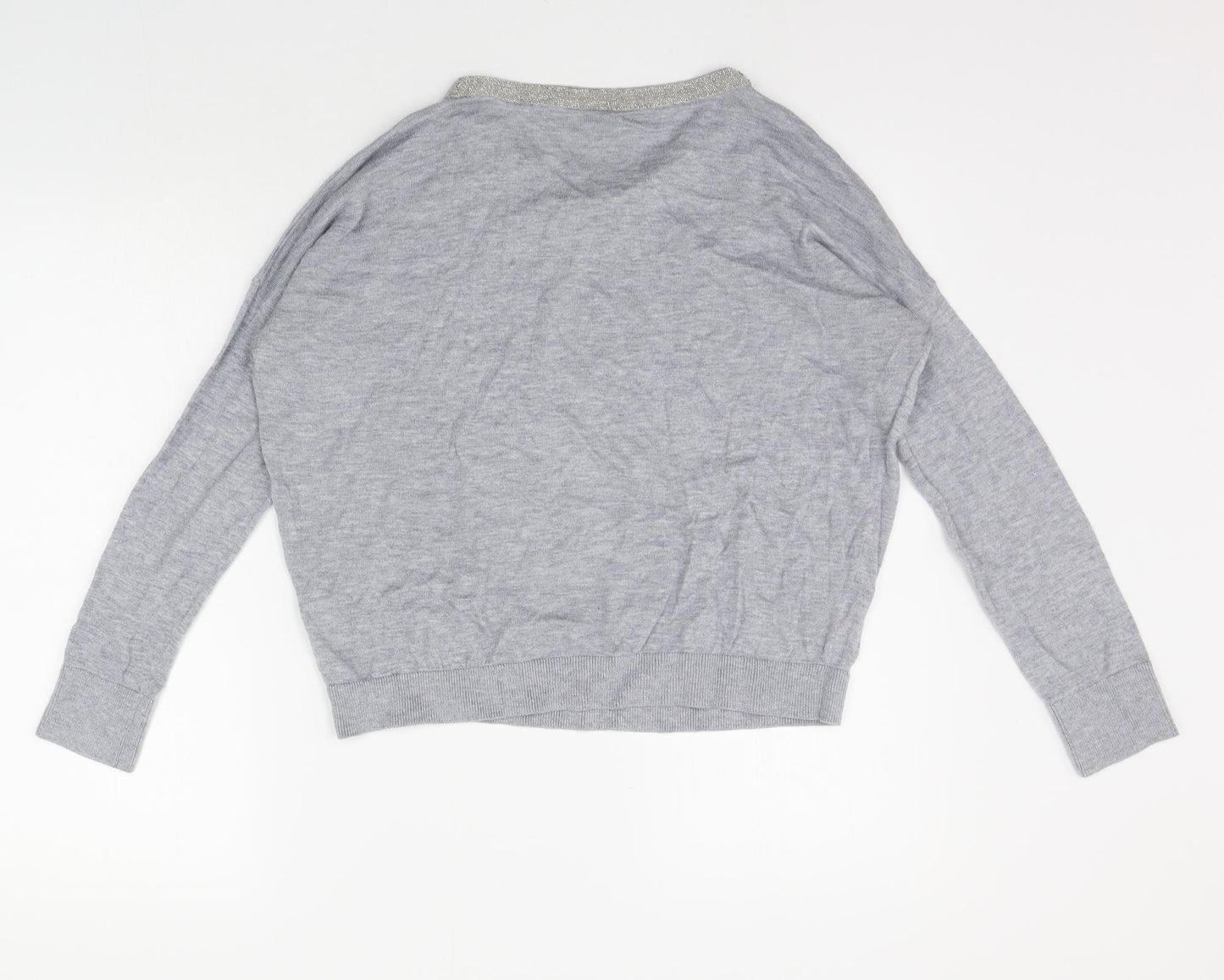 Topshop Womens Grey   Pullover Jumper Size 6